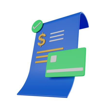 Bill Payment  3D Icon