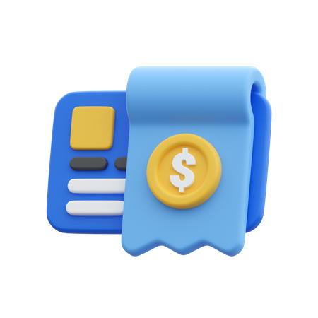 Bill Payment  3D Icon