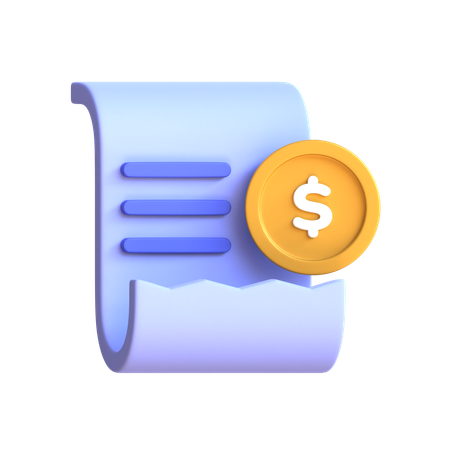Bill Payment  3D Icon