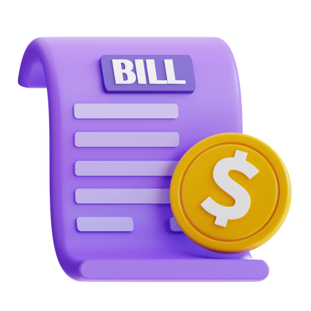 Bill Payment  3D Icon