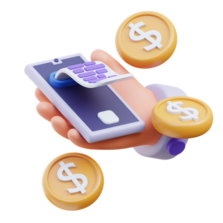 Bill Payment  3D Icon