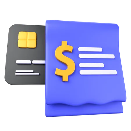 Bill Payment  3D Icon