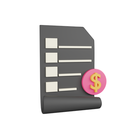 Bill Payment Options  3D Icon