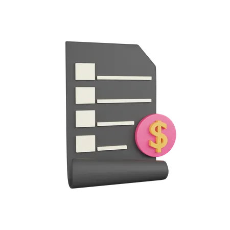 Bill Payment Options  3D Icon