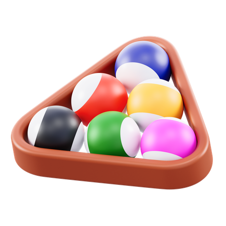 Billard  3D Icon