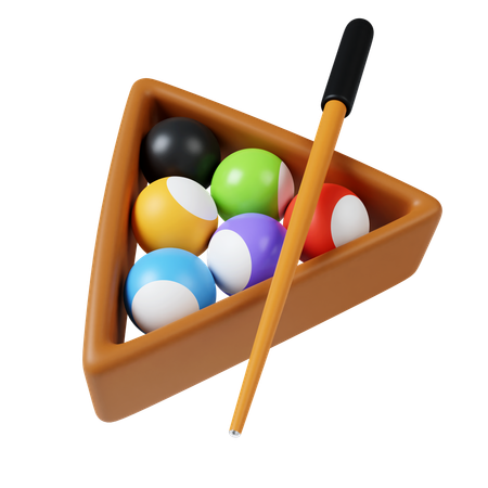 Billard  3D Icon