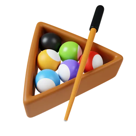 Billard  3D Icon