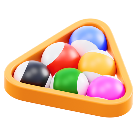 Billard  3D Icon