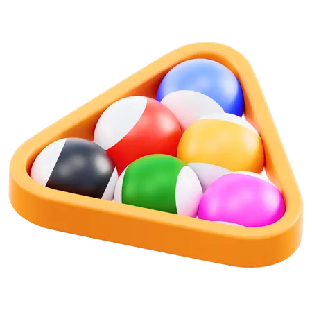 Billard  3D Icon