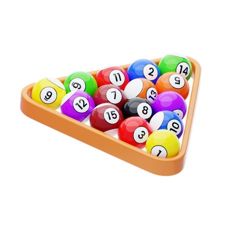 Billard  3D Icon