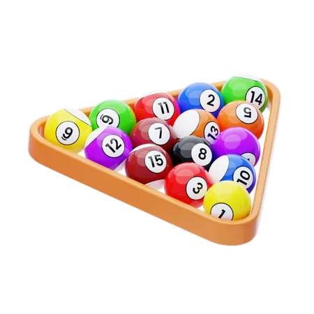 Billard  3D Icon