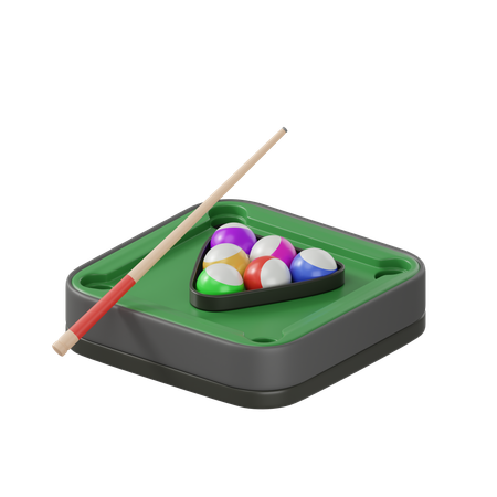 Billard  3D Icon