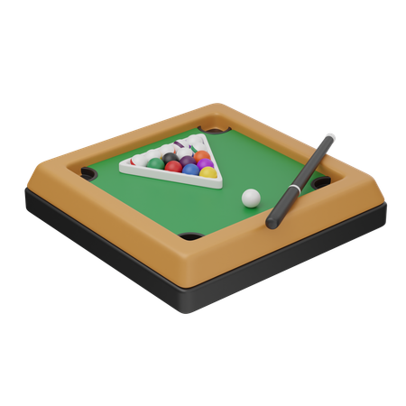 Billard  3D Icon