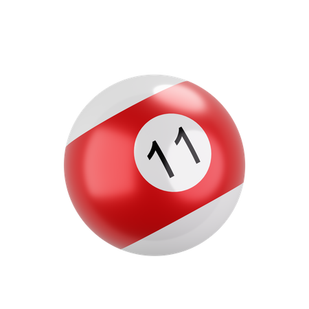 Boule de billard  3D Illustration