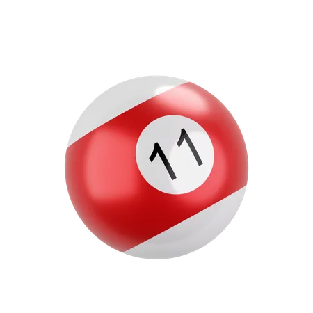 Boule de billard  3D Illustration