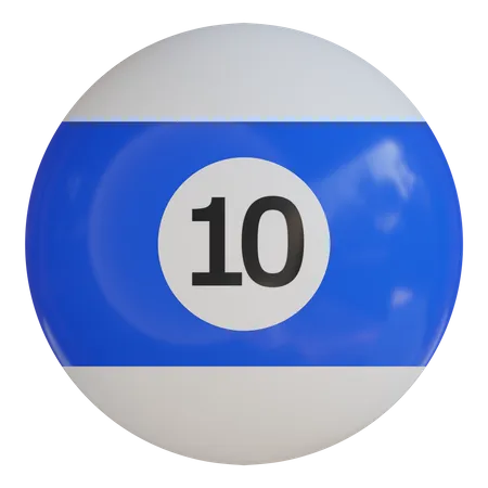 Boule de billard  3D Icon