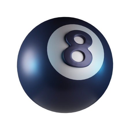 Boule de billard  3D Icon