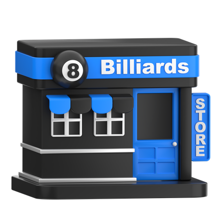 Billardladen  3D Icon