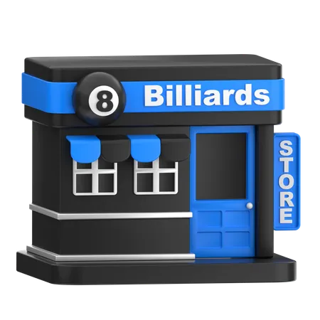 Billardladen  3D Icon