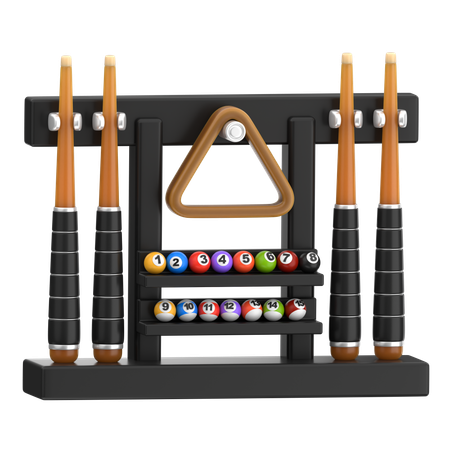 Billard Wand Queue  3D Icon