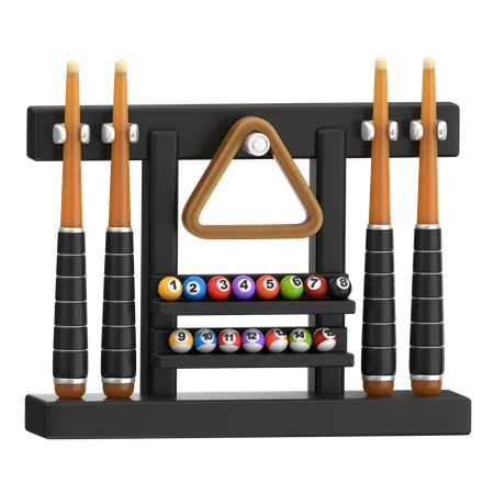 Billard Wand Queue  3D Icon