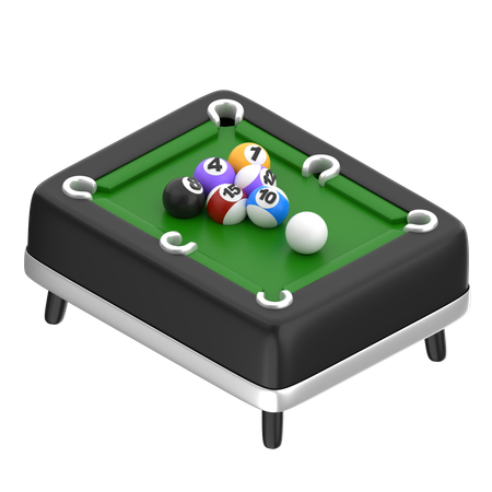 Billiard-Tisch  3D Icon