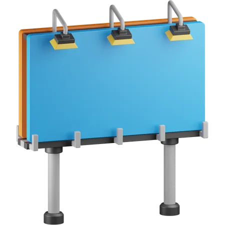 Billboard  3D Icon