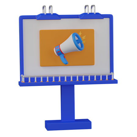 Billboard  3D Icon