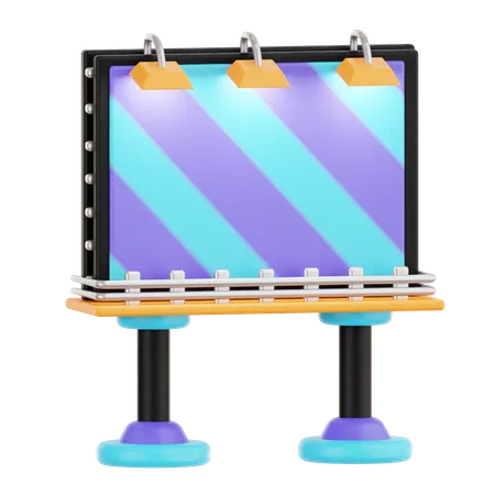 Billboard  3D Icon