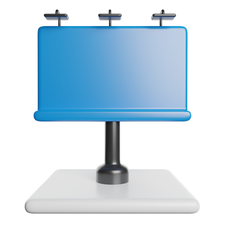 Billboard  3D Icon