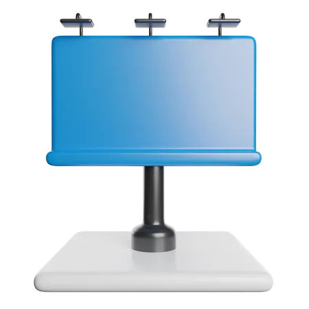 Billboard  3D Icon
