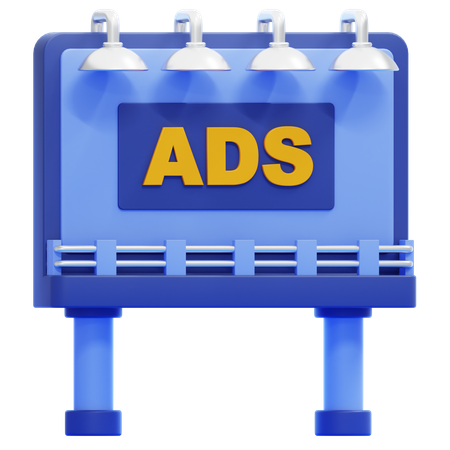 Billboard  3D Icon