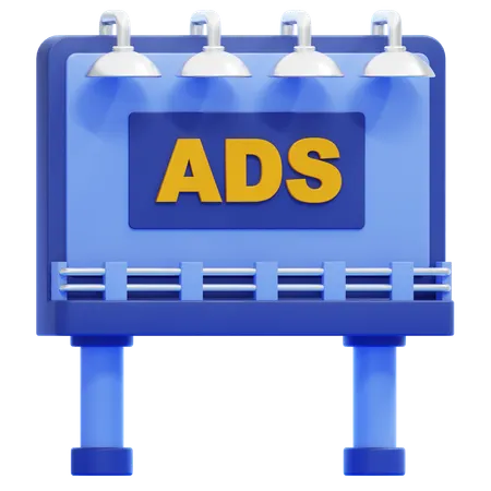 Billboard  3D Icon