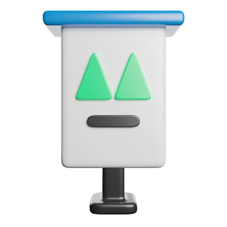 Billboard  3D Icon
