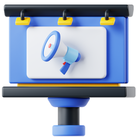 Billboard  3D Icon