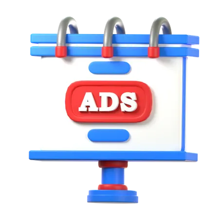 Billboard Ads  3D Icon