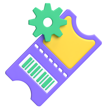 Billet avec équipement  3D Icon