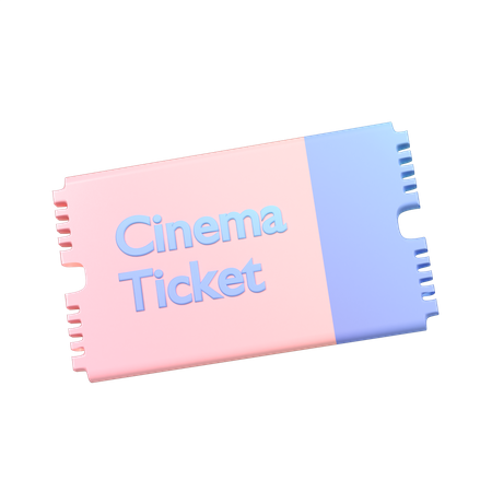 Billet de cinéma  3D Icon