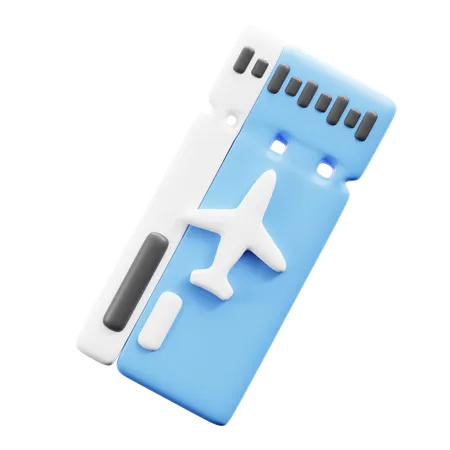 Billet d'avion  3D Icon