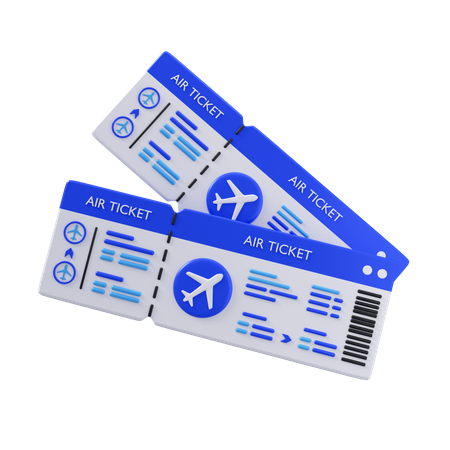 Billet d'avion  3D Icon