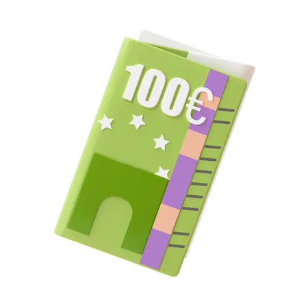 Billet de 100 livres  3D Icon