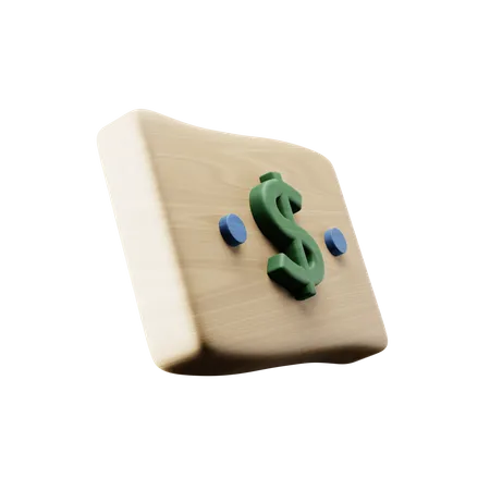 Billet de banque  3D Icon