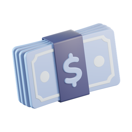 Billet de banque  3D Icon