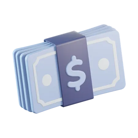 Billet de banque  3D Icon