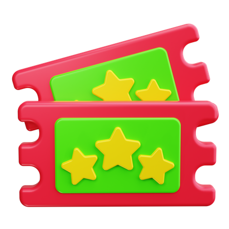 Billet de carnaval  3D Icon
