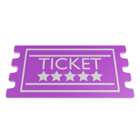 Billet de casino  3D Icon