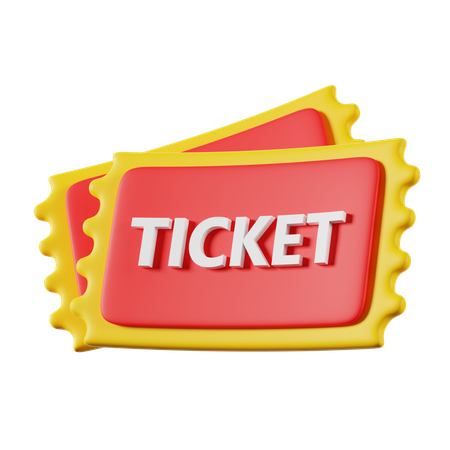 Billet de cinéma  3D Icon