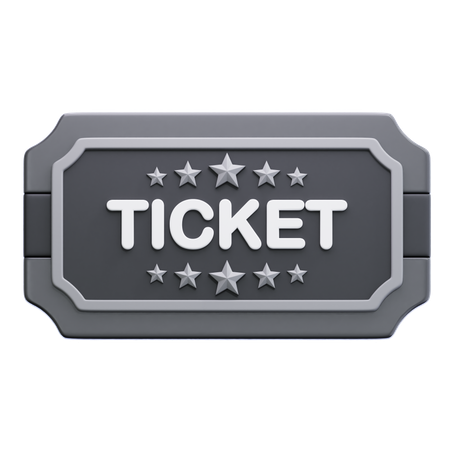 Billet de cinéma  3D Icon