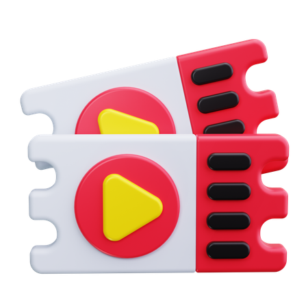 Billet de cinéma  3D Icon