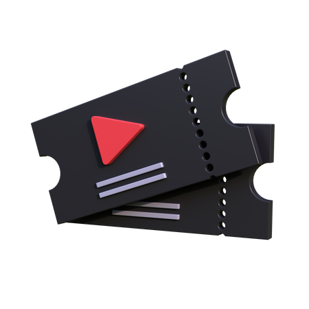 Billet de cinéma  3D Icon